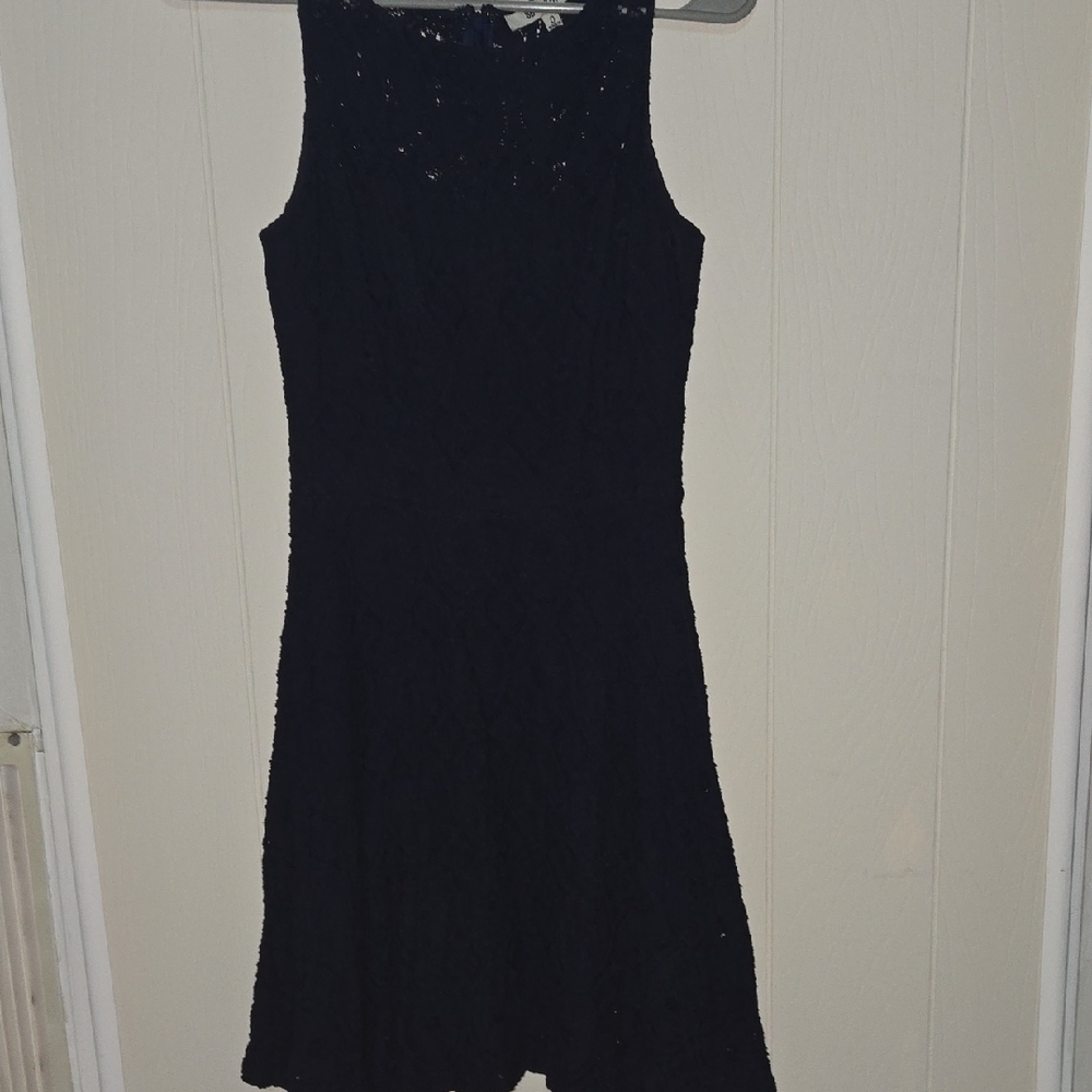 BB Dakota Black Halter Fit and Flare Mini Dress